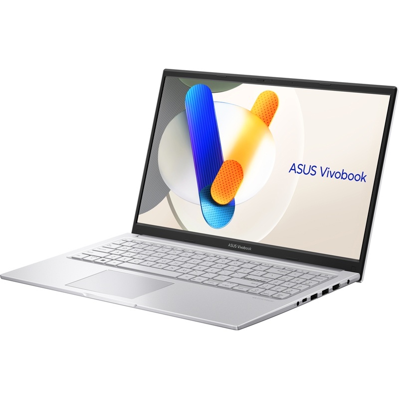 Ноутбук/ ASUS X1504VA-BQ895 15.6"(1920x1080 (матовый) IPS)/Intel Core 5 120U(1.4Ghz)/16384Mb/512PCISSDGb/noDVD/Int:Shared/Cam/BT/WiFi/42WHr/war 1y/1.7kg/Cool Silver/DOS