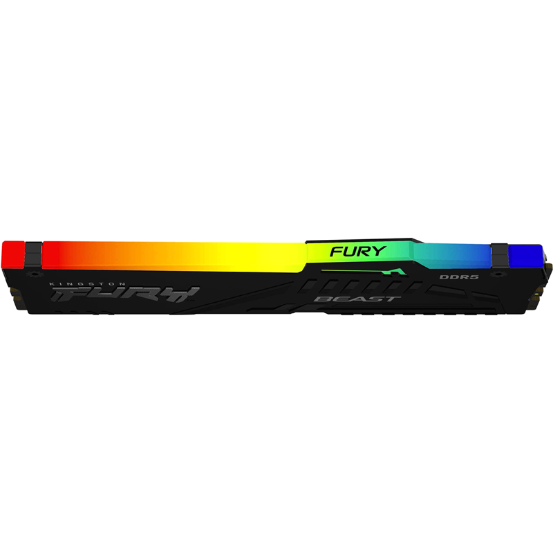 Память оперативная/ Kingston 16GB 6000MT/s DDR5 CL40 DIMM FURY Beast RGB