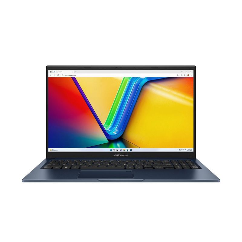 Ноутбук/ ASUS X1504VA-BQ868 15.6"(1920x1080 (матовый) IPS)/Intel Core i3 1315U(1.2Ghz)/8192Mb/512PCISSDGb/noDVD/Int:Intel UHD Graphics/Cam/BT/WiFi/42WHr/war 1y/1.7kg/Quiet Blue/DOS + +рюкзак