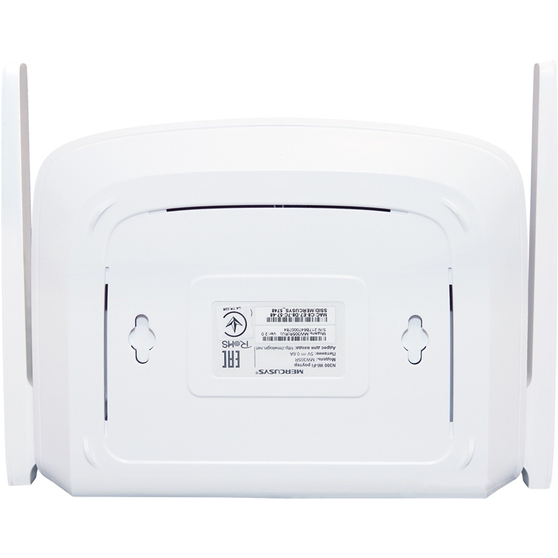 Маршрутизатор/ 300Mbps Router, 2.4GHz, 1 10/100M WAN + 4 10/100M LAN, 3 fixed antennas