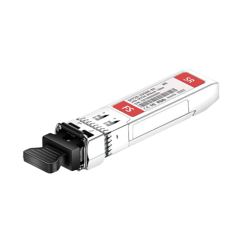 Трансивер/ FS for Mellanox MMA2P00-AS Compatible 25GBASE-SR SFP28 850nm 100m DOM Duplex LC MMF Optical Transceiver Module