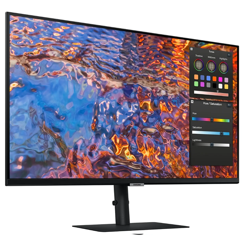 ЖК монитор Samsung S32B800PXI/ Samsung S32B800PXI 32" Wide IPS monitor, 3840*2160, 5(GtG)ms, 350 cd/m2, MEGA DCR(static 1000:1), 178°/178°, DP, HDMI, USB3.0 x3; USB-C (90 Вт), HAS, VESA 100x100mm, Windows 10, EnergyStar, black