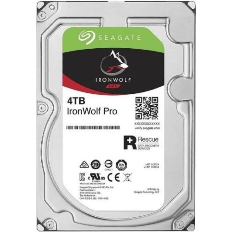 Жесткий диск/ HDD Seagate SATA3 4Tb IronWolf Pro NAS 7200 128Mb 1 year warranty