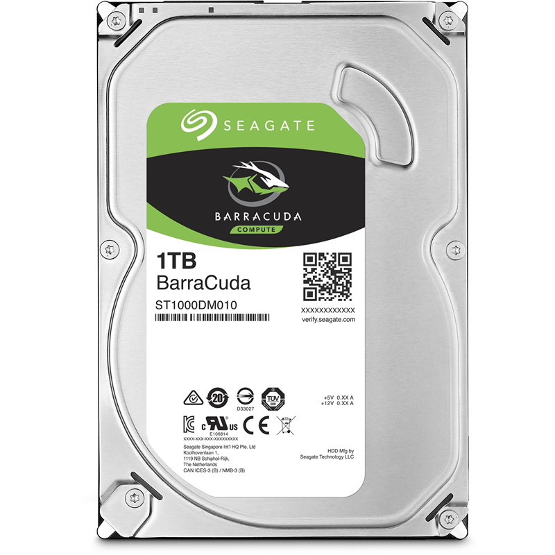 Жесткий диск/ HDD Seagate SATA3 1Tb Barracuda Guardian 7200 64Mb 1 year warranty