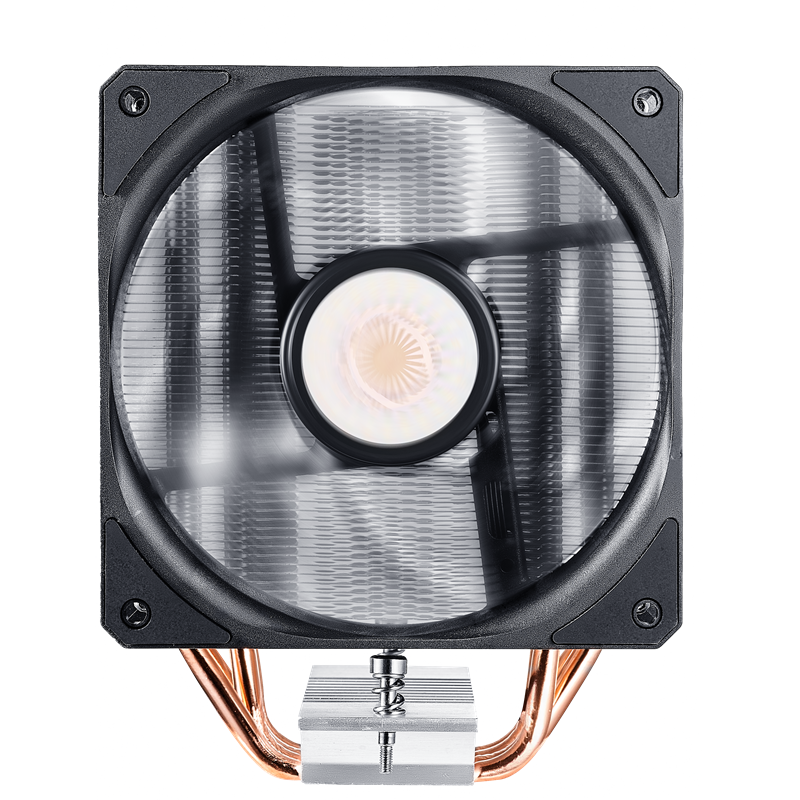 Кулер для процессора/ Cooler Master Hyper 212 EVO V2 (150W, 4-pin, 154mm, tower, Al/Cu, fans: 1x120mm/62CFM/27dBA/1800rpm, 2066/2011-v3/2011/1366/1200/115x/775/AM4/AM3+/AM3/AM2+/AM2/FM2+/FM2/FM1)