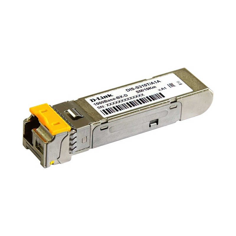 Трансивер/ S310T/10KM Industrial WDM SFP Transceiver, 1000Base-BX-D, Simplex LC, TX: 1550nm, RX: 1310nm, Single-mode, 10KM, - 40° to 85°C