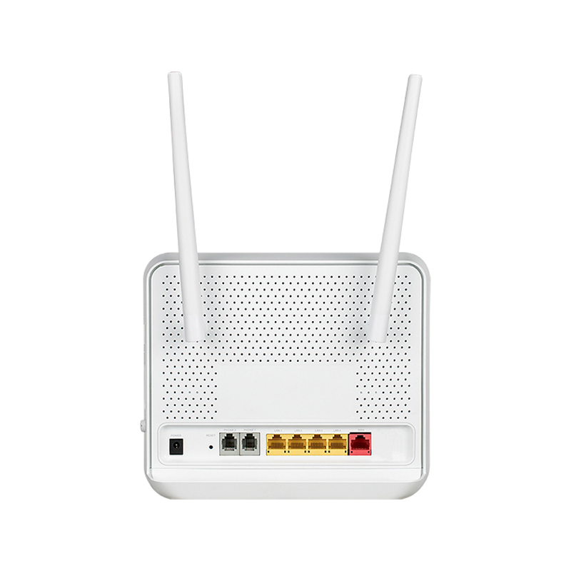 маршрутизатор/ DVG-5402G/R1A AC1200 Wi-Fi Router, 1000Base-T WAN, 4x1000Base-T LAN, 2x5dBi external antennas, 2xFXS+USB ports, 3G/LTE support