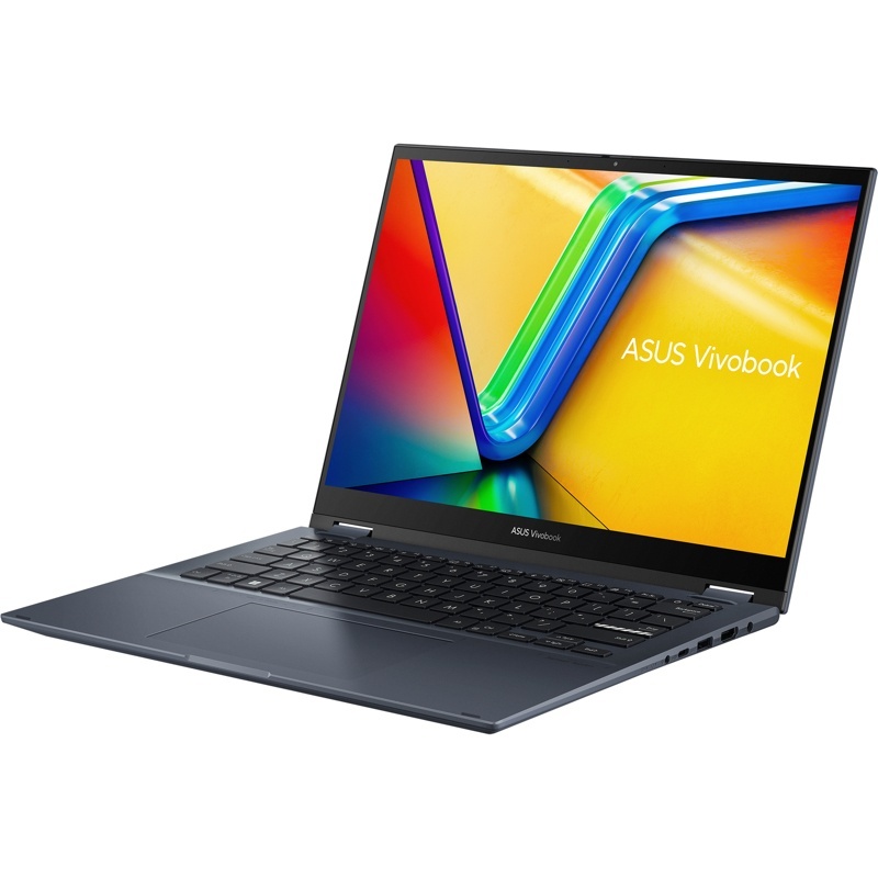 Ноутбук/ ASUS TP3402VA-LZ350W flip 14"(1920x1200 (матовый) IPS)/Touch/Intel Core i5 1335U(1.3Ghz)/16384Mb/512PCISSDGb/noDVD/Int:Intel UHD Graphics/Cam/BT/WiFi/50WHr/war 1y/1.5kg/Quiet Blue/Win11Home + NumberPad; стилус