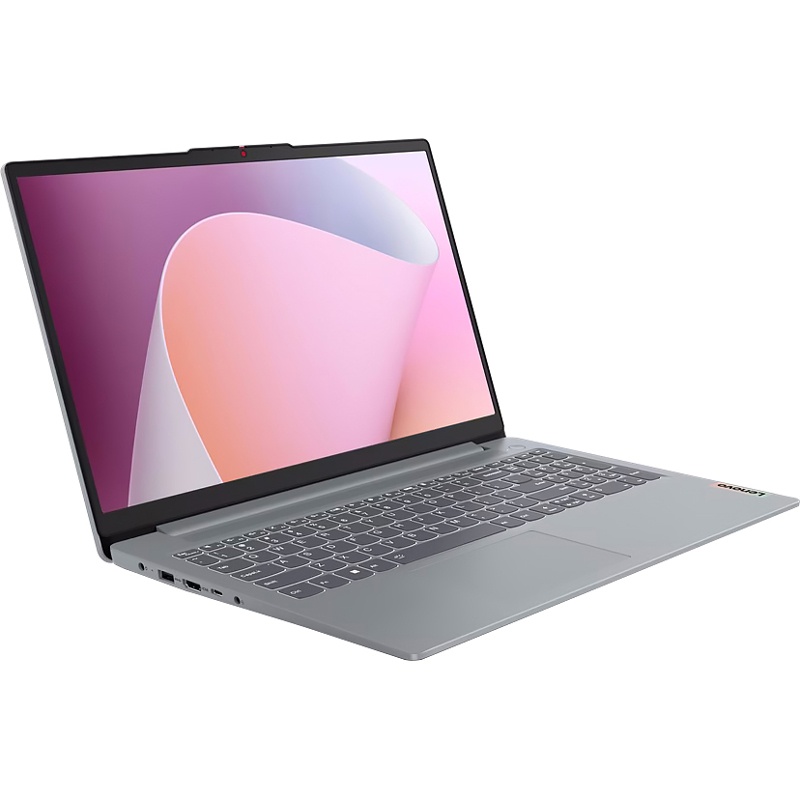 Ноутбук/ Lenovo IdeaPad Slim 3 15AMN8 15.6"(1920x1080 IPS)/AMD Ryzen 5 7520U(2.8Ghz)/8192Mb/512SSDGb/noDVD/Int:AMD Radeon/Cam/BT/WiFi/47WHr/war 1y/1.62kg/grey/noOS + 65W, RU kbd