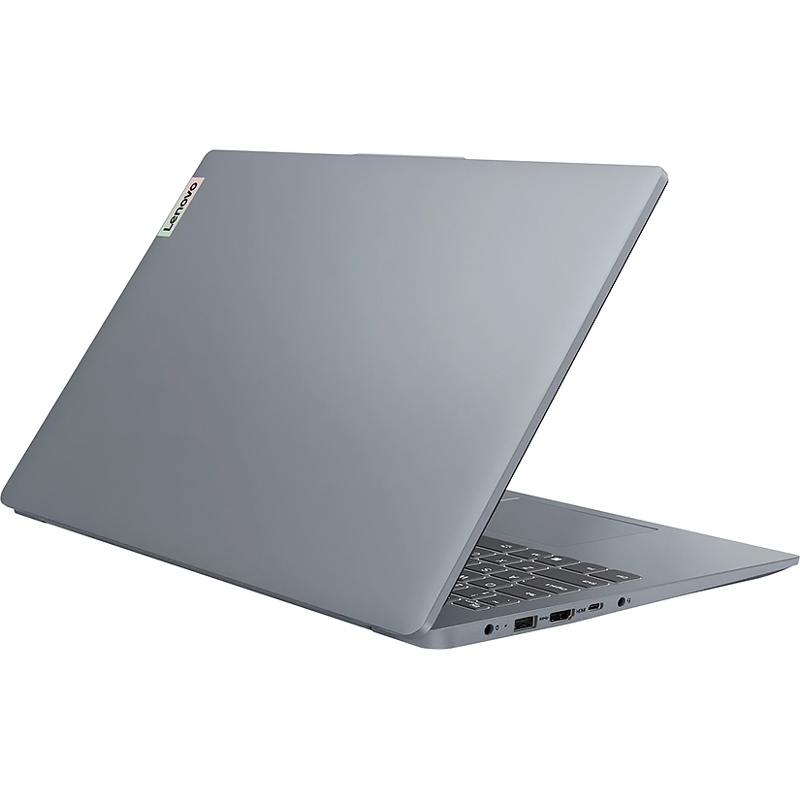 Ноутбук/ Lenovo IdeaPad Slim 3 15AMN8 15.6"(1920x1080 IPS)/AMD Ryzen 5 7520U(2.8Ghz)/8192Mb/512SSDGb/noDVD/Int:AMD Radeon/Cam/BT/WiFi/47WHr/war 1y/1.62kg/grey/noOS + 65W, RU kbd