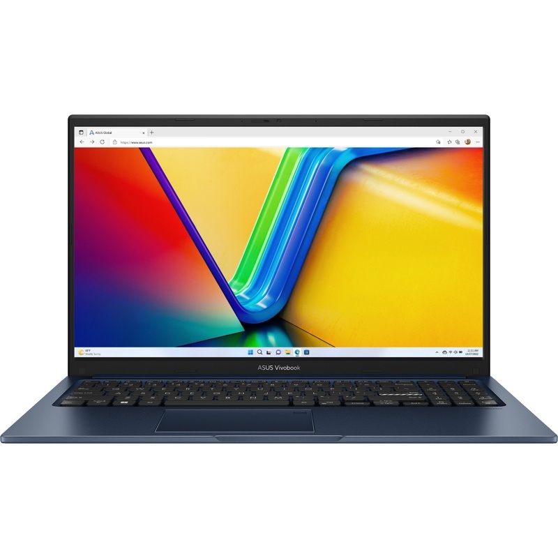 Ноутбук/ ASUS X1504VA-BQ282 15.6"(1920x1080 (матовый) IPS)/Intel Core i5 1335U(1.3Ghz)/8192Mb/512PCISSDGb/noDVD/Int:Intel UHD Graphics/Cam/BT/WiFi/42WHr/war 1y/1.7kg/Quiet Blue/DOS