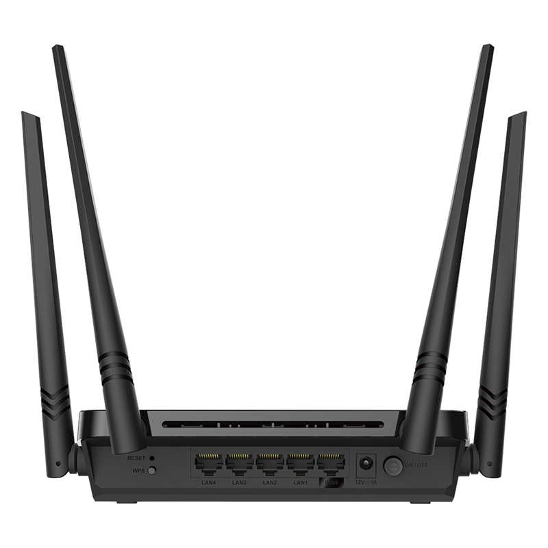 Маршрутизатор/ AC1200 Wi-Fi EasyMesh Router, 100Base-TX WAN, 4x100Base-TX LAN, 4x5dBi external antennas