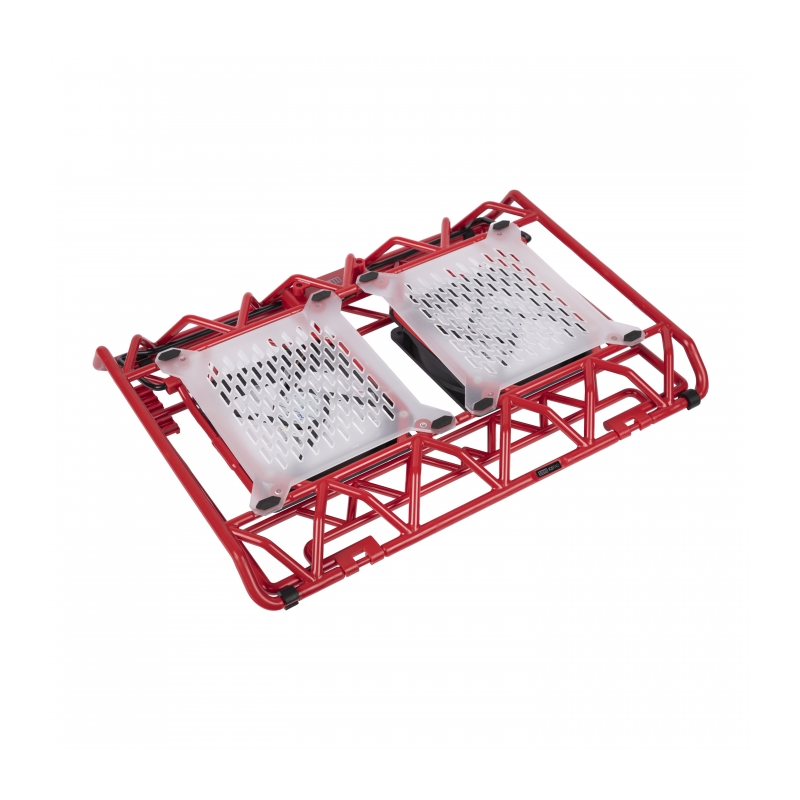 Подставка для ноутбука STM IP33 Red/ STM Laptop Cooling IP33 Red (17,3"", 2x(120x120), plastic+metal mesh)