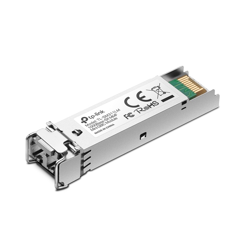 Трансивер/ Gigabit SFP module, Multi-mode, MiniGBIC, LC interface, Up to 550/275m distance