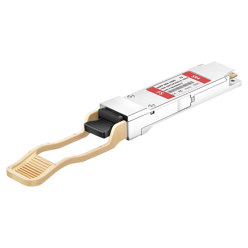 Трансивер/ FS for Mellanox MMA1B00- C100D Compatible 100GBASE- SR4 QSFP28 850nm 100m DOM MTP/MPO-12 MMF Optical Transceiver Module