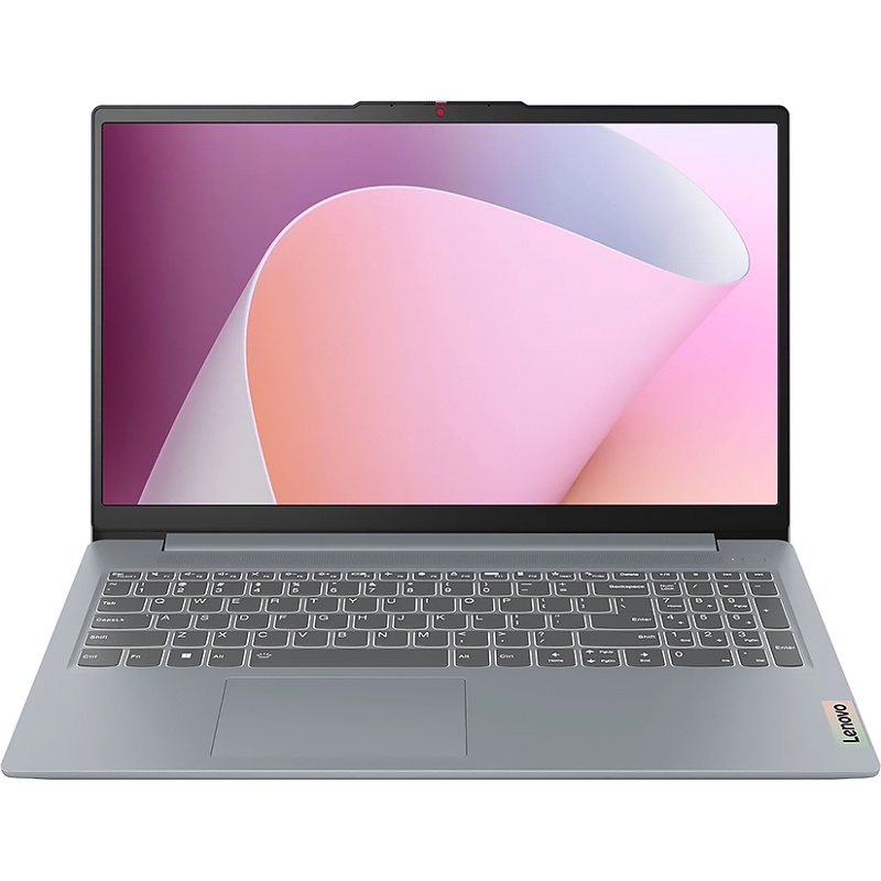 Ноутбук/ Lenovo IdeaPad Slim 3 15AMN8 15.6"(1920x1080 IPS)/AMD Ryzen 5 7520U(2.8Ghz)/8192Mb/512SSDGb/noDVD/Int:AMD Radeon/Cam/BT/WiFi/47WHr/war 1y/1.62kg/grey/noOS + 65W, RU kbd