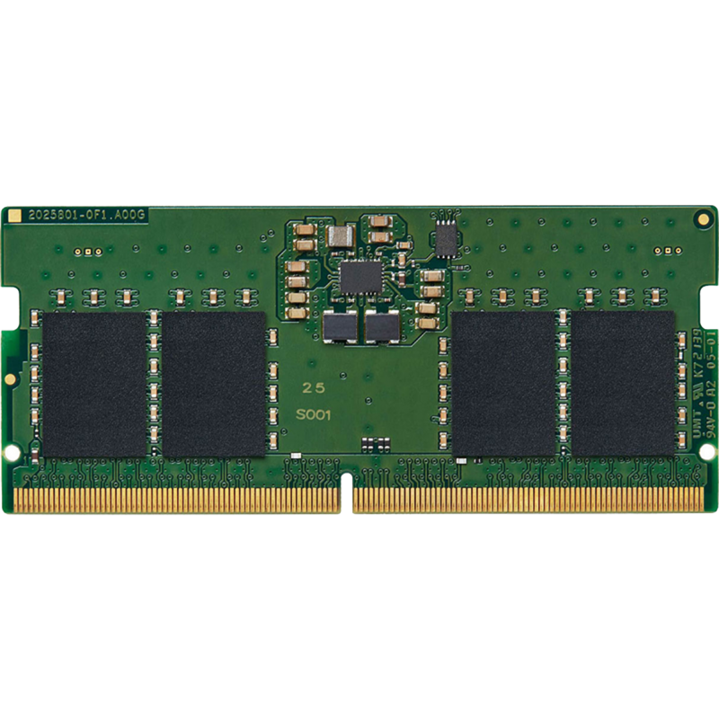 Память оперативная/ Kingston 8GB 5600MT/s DDR5 Non-ECC CL46 SODIMM 1Rx16