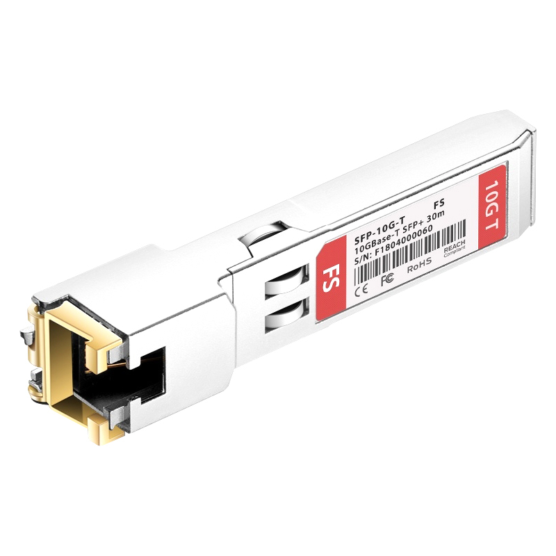 Трансивер/ FS for Mellanox MFM1T02A-T Compatible 10GBASE-T SFP+ Copper RJ-45 30m Optical Transceiver Module