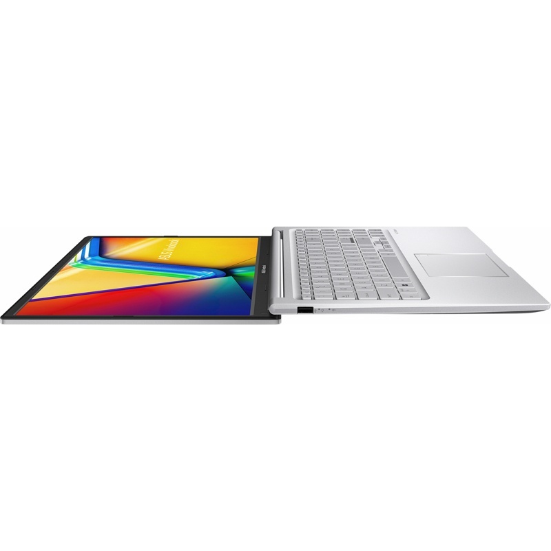 Ноутбук/ ASUS X1504VA-BQ286 15.6"(1920x1080 (матовый) IPS)/Intel Core i5 1335U(1.3Ghz)/8192Mb/512PCISSDGb/noDVD/Int:Intel UHD Graphics/Cam/BT/WiFi/42WHr/war 1y/1.7kg/Cool Silver/DOS